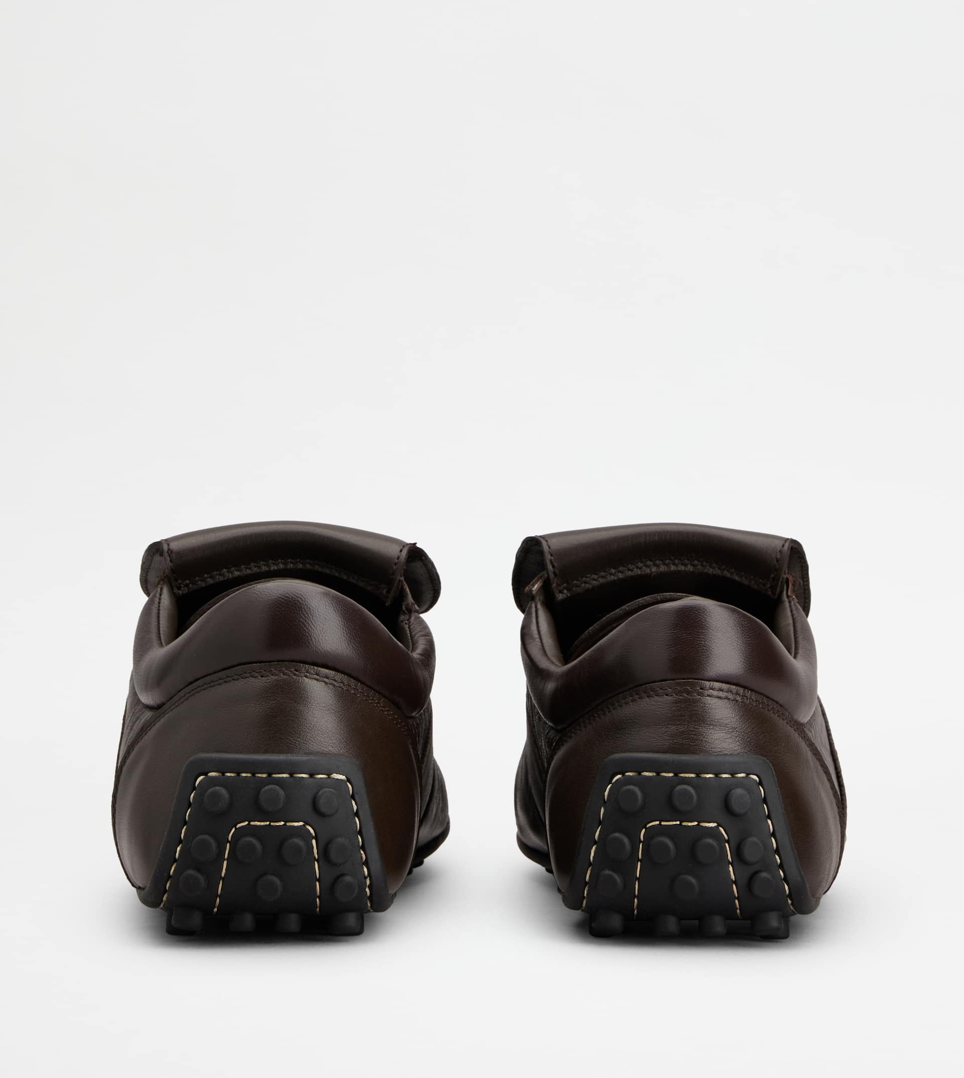TOD'S T-MARATHON SNEAKERS IN LEATHER - BROWN - 3