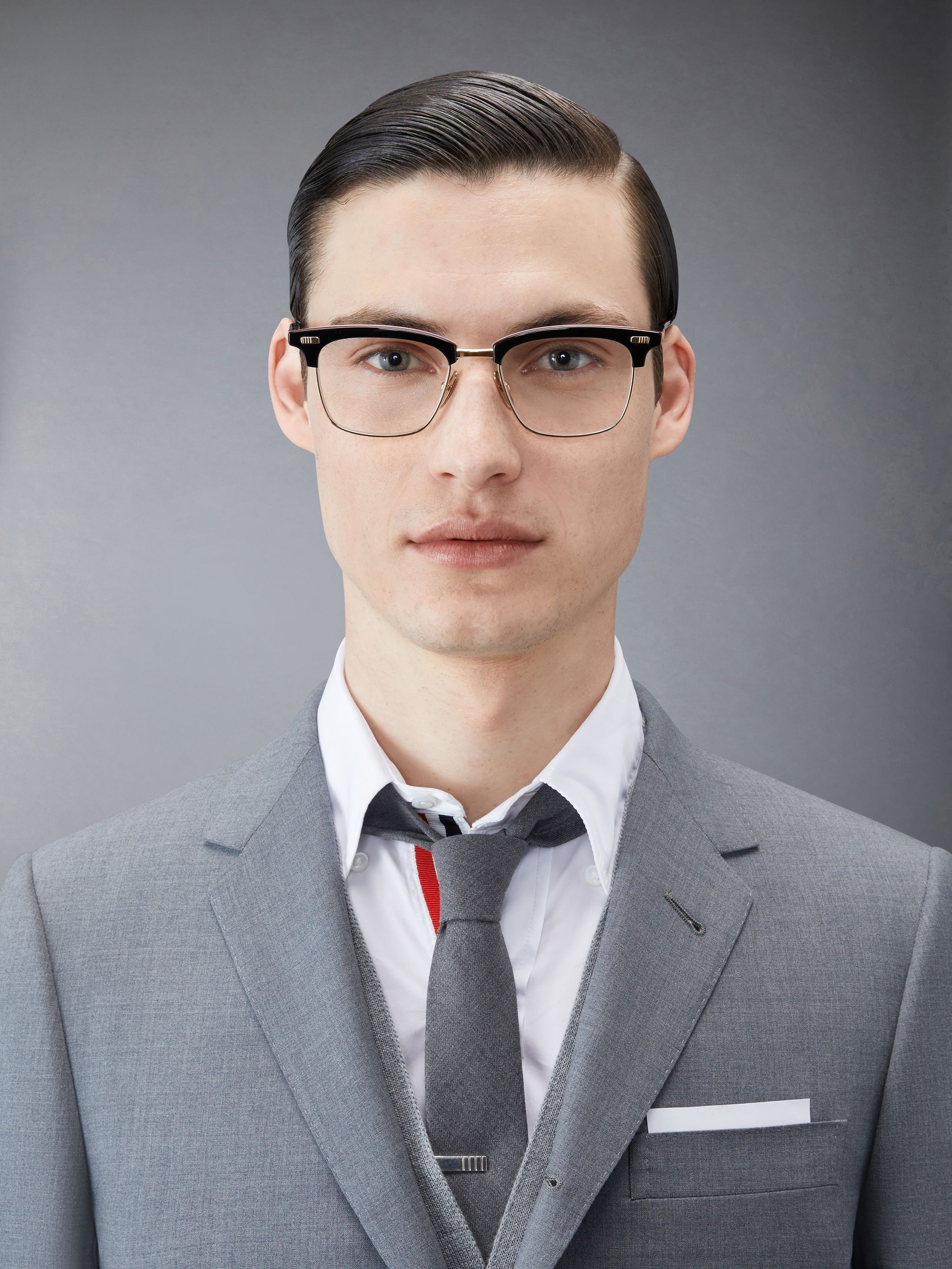 Acetate And Titanium Rectangular Eyeglasses - 2