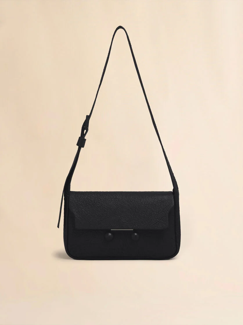 BLACK NAPPA MEDIUM TRUNKAROO SOFT BAG - 1