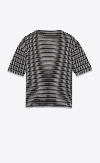 SAINT LAURENT striped surfer t-shirt in jersey outlook