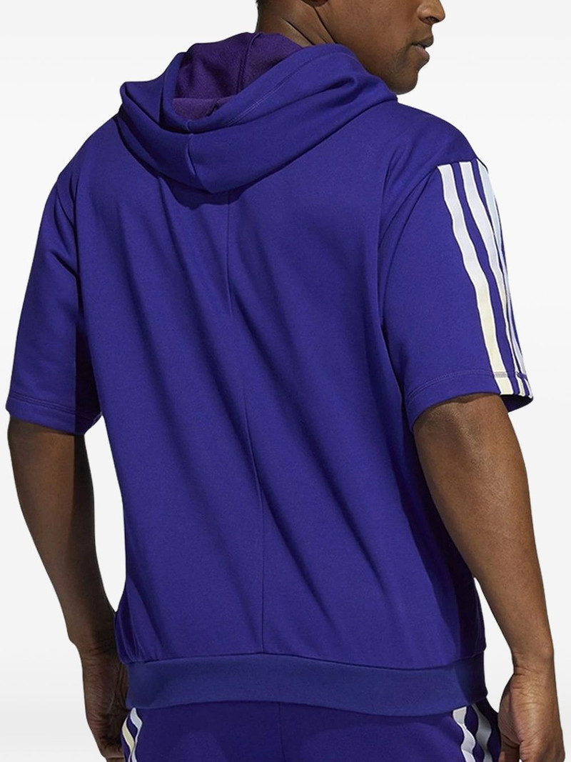 adidas x Donavan Mitchell short-sleeve hoodie outlook