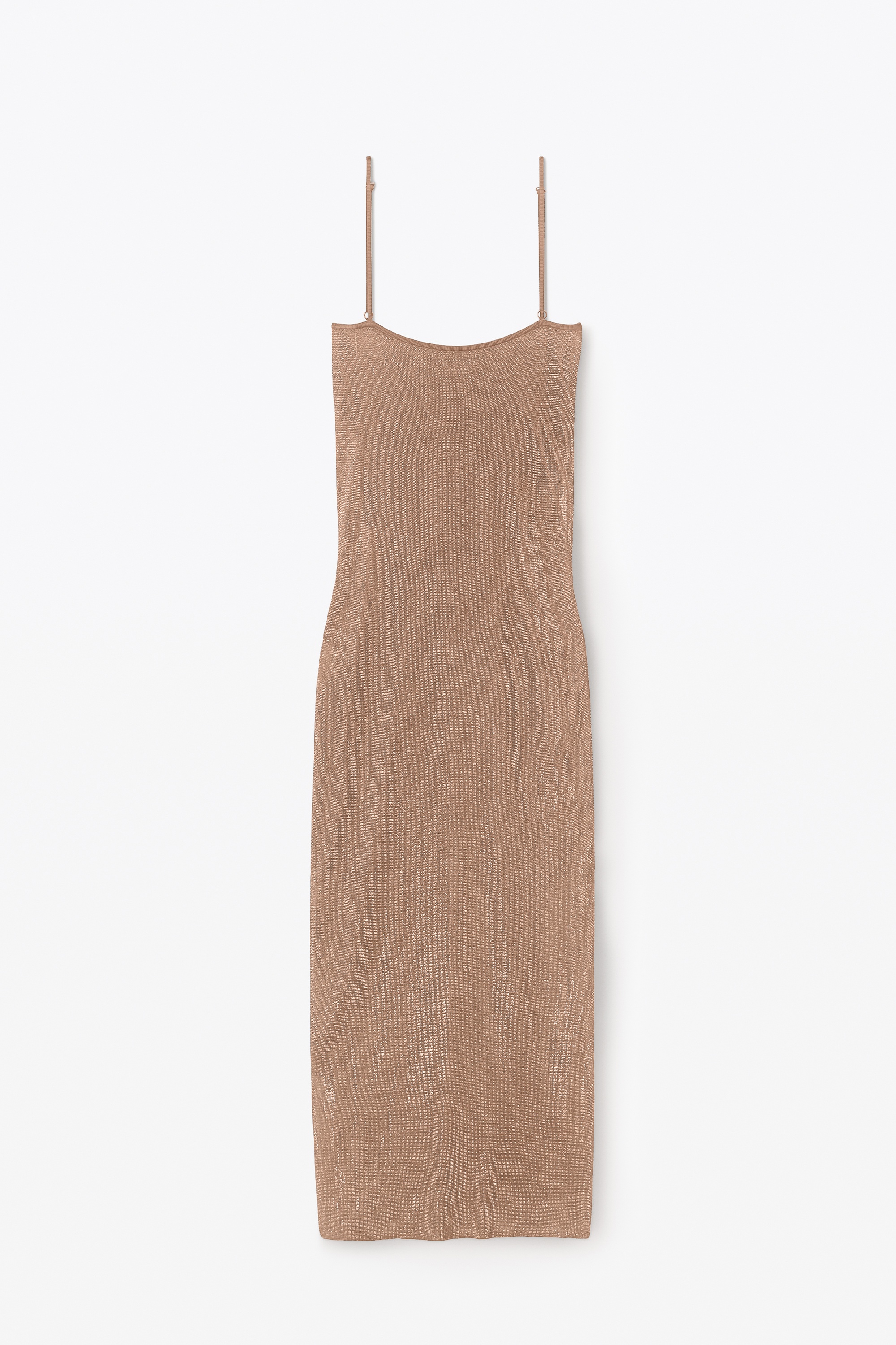 crystal bead hotfix cami tank dress - 1