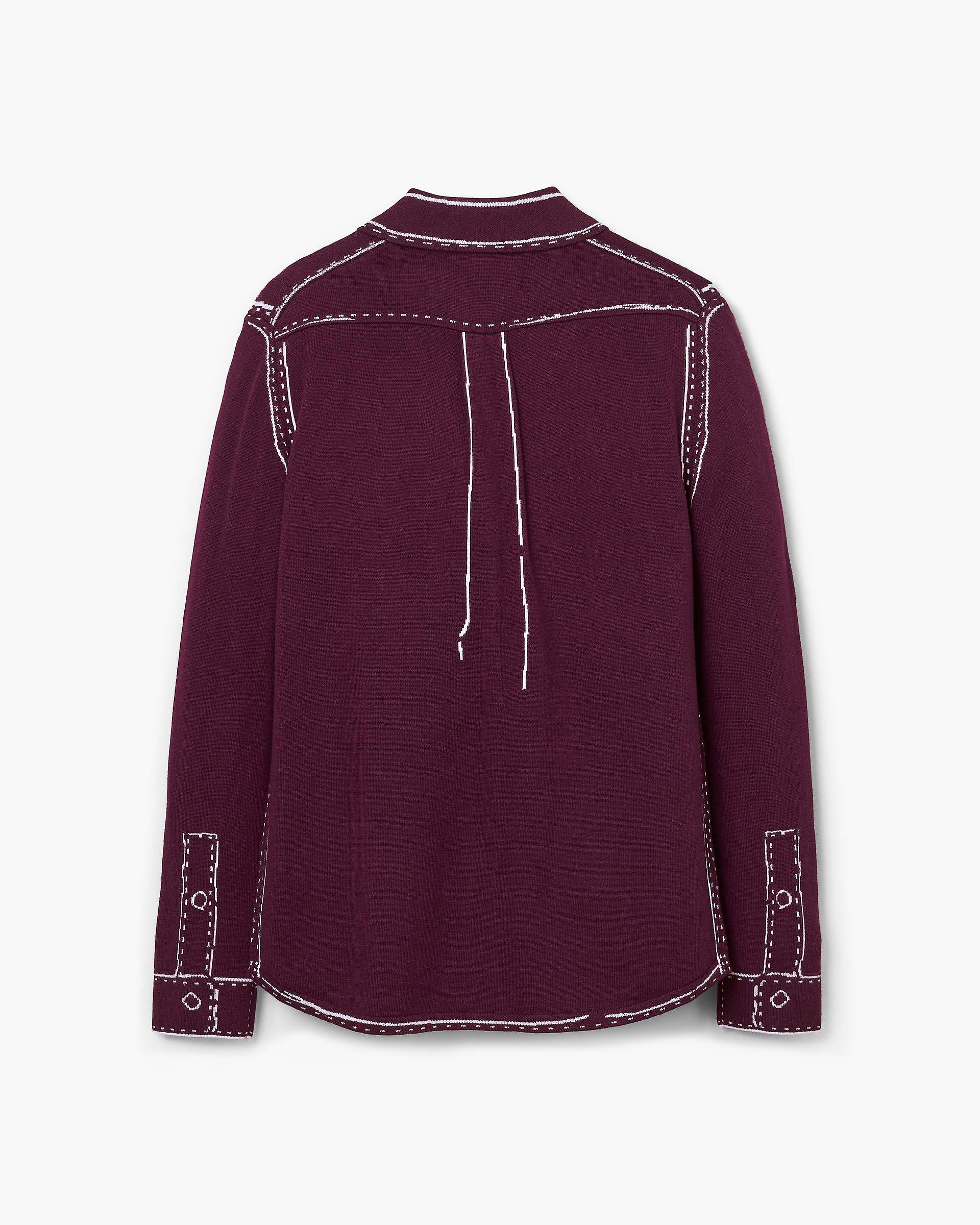 TROMPE L'OEIL KNIT BUTTON DOWN - 6