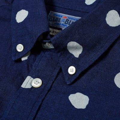 Blue Blue Japan Blue Blue Japan Hand Drawn Dots Bassen Shirt outlook