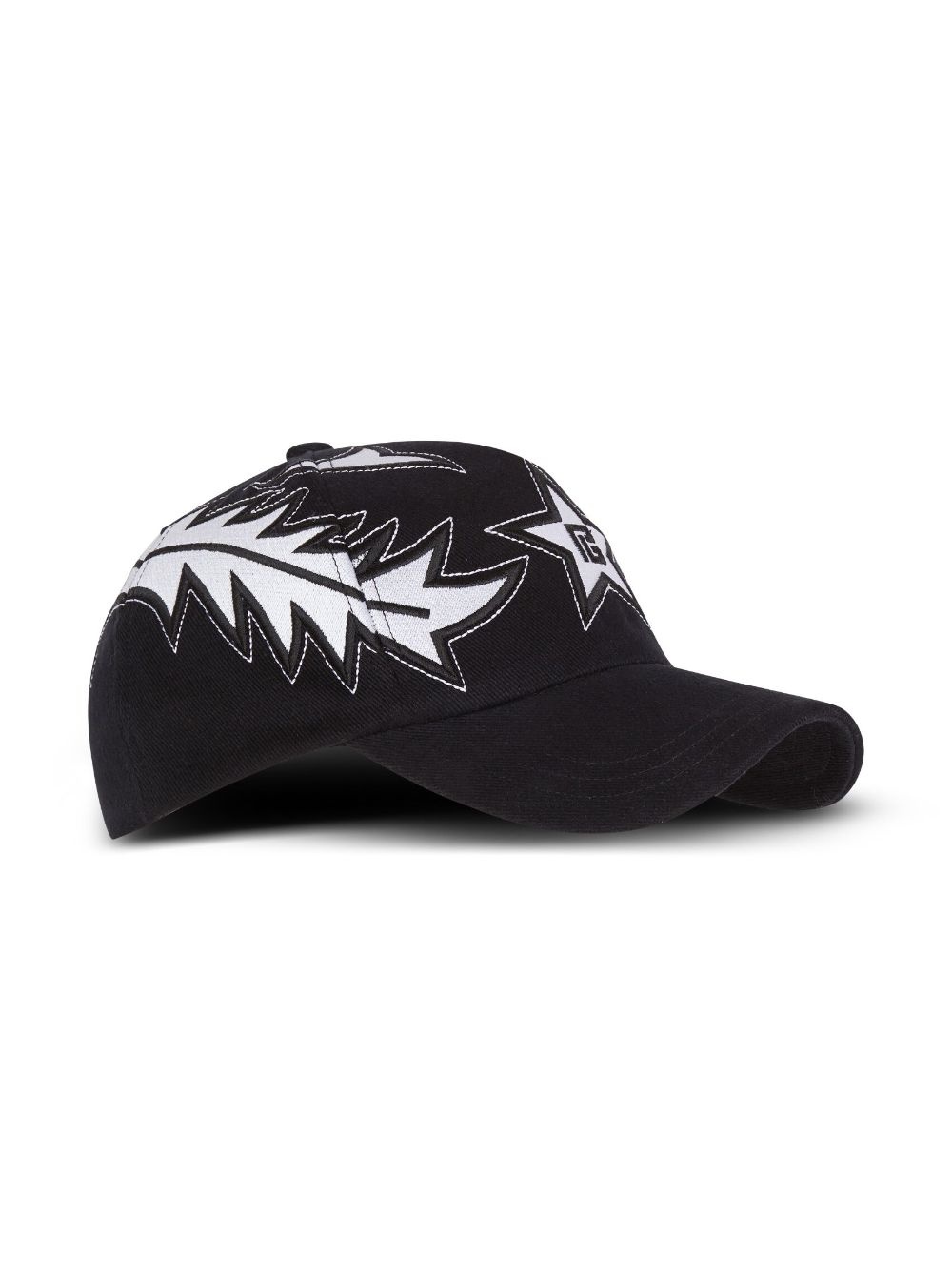 Western-embroidered cotton baseball cap - 3