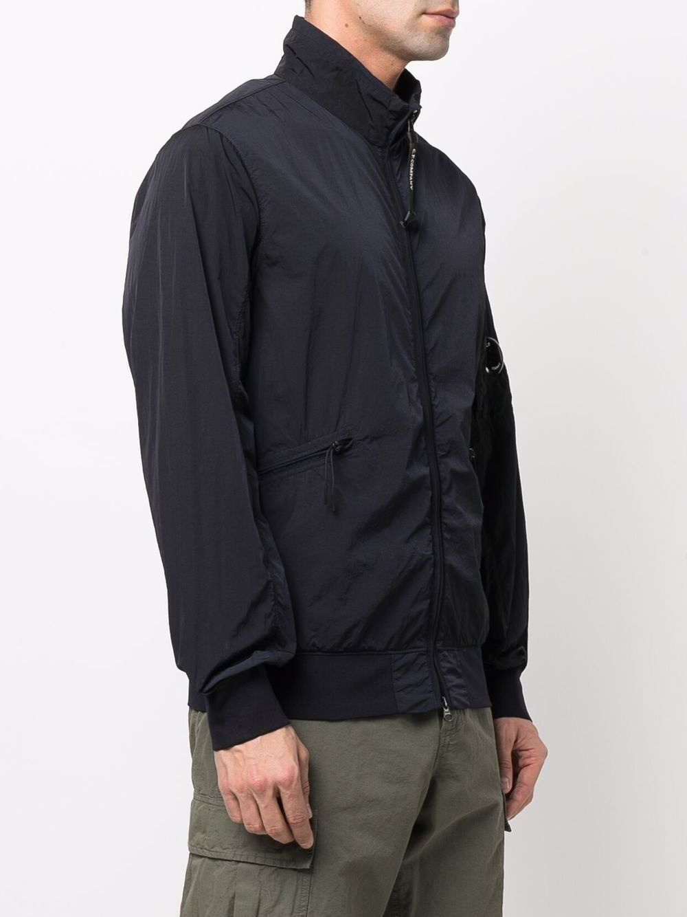 Lens-detailed bomber jacket - 3