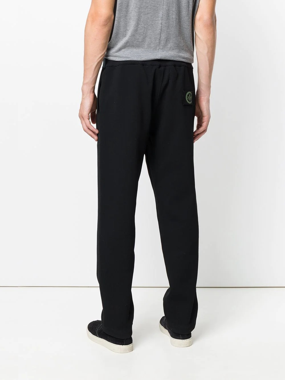 contrast waistband jogging trousers - 4