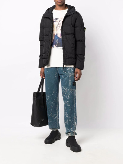 Stone Island acid-wash trousers outlook