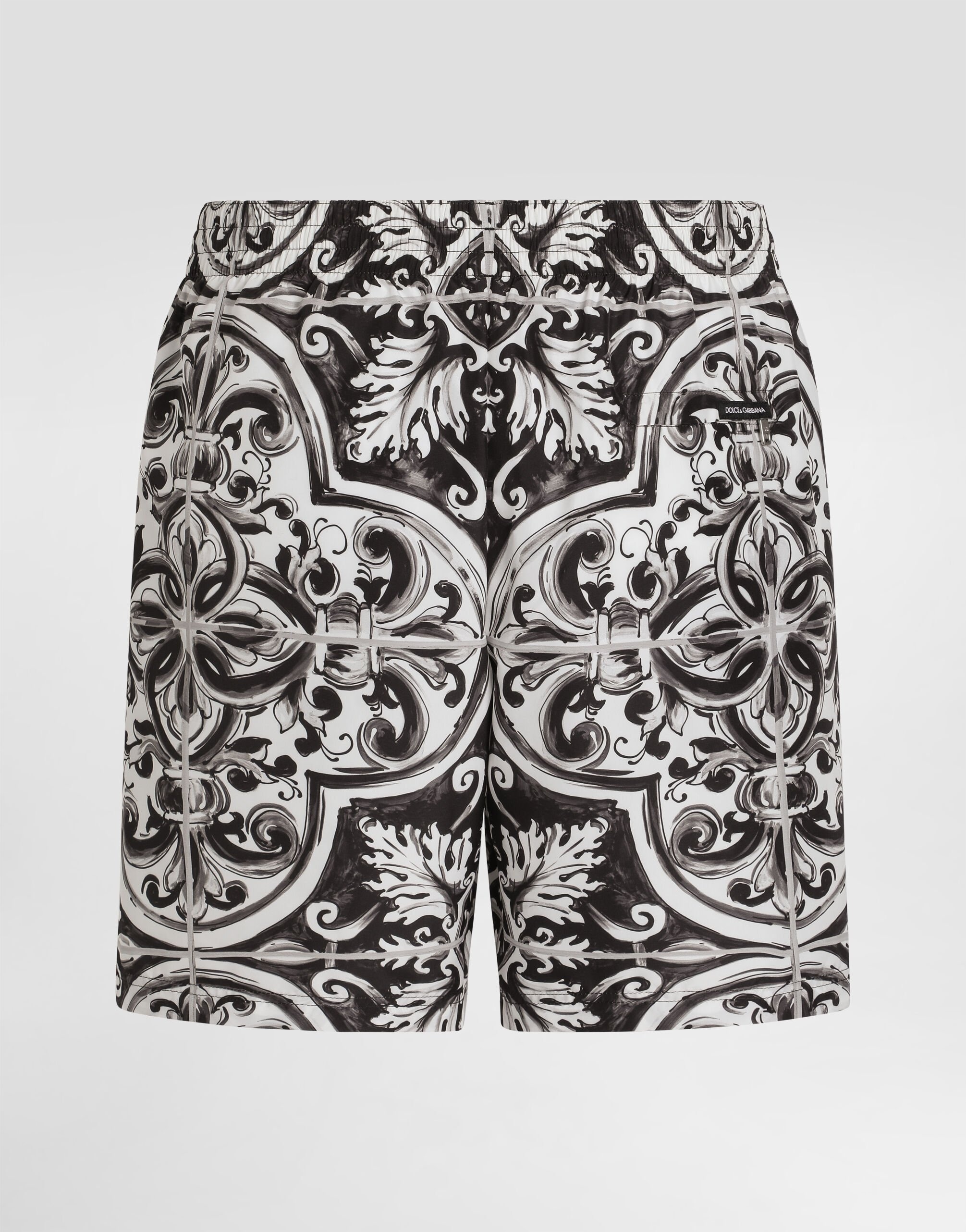 Majolica-print medium swim boxer shorts - 3