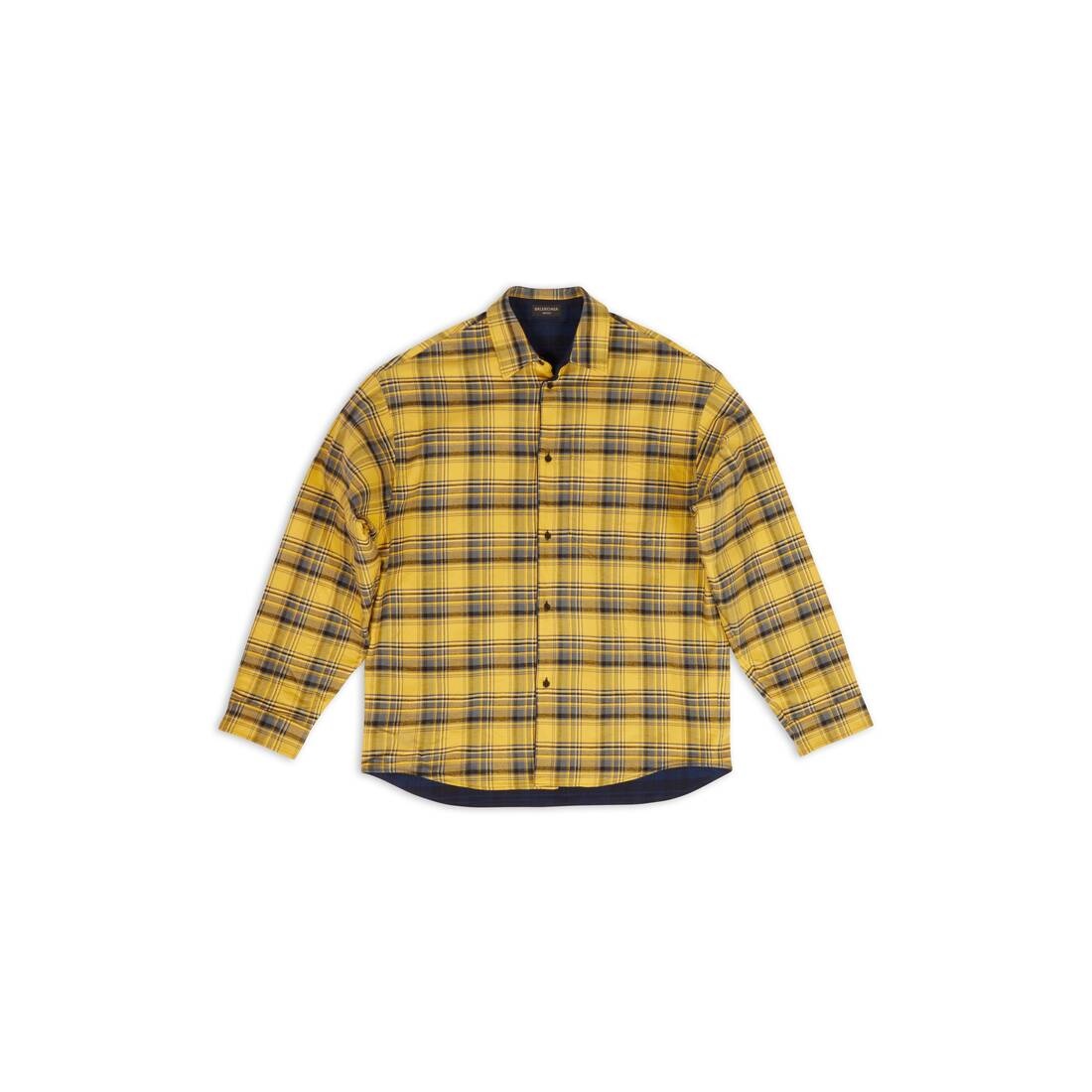 Balenciaga Checked Shirt with Removable Sleeves