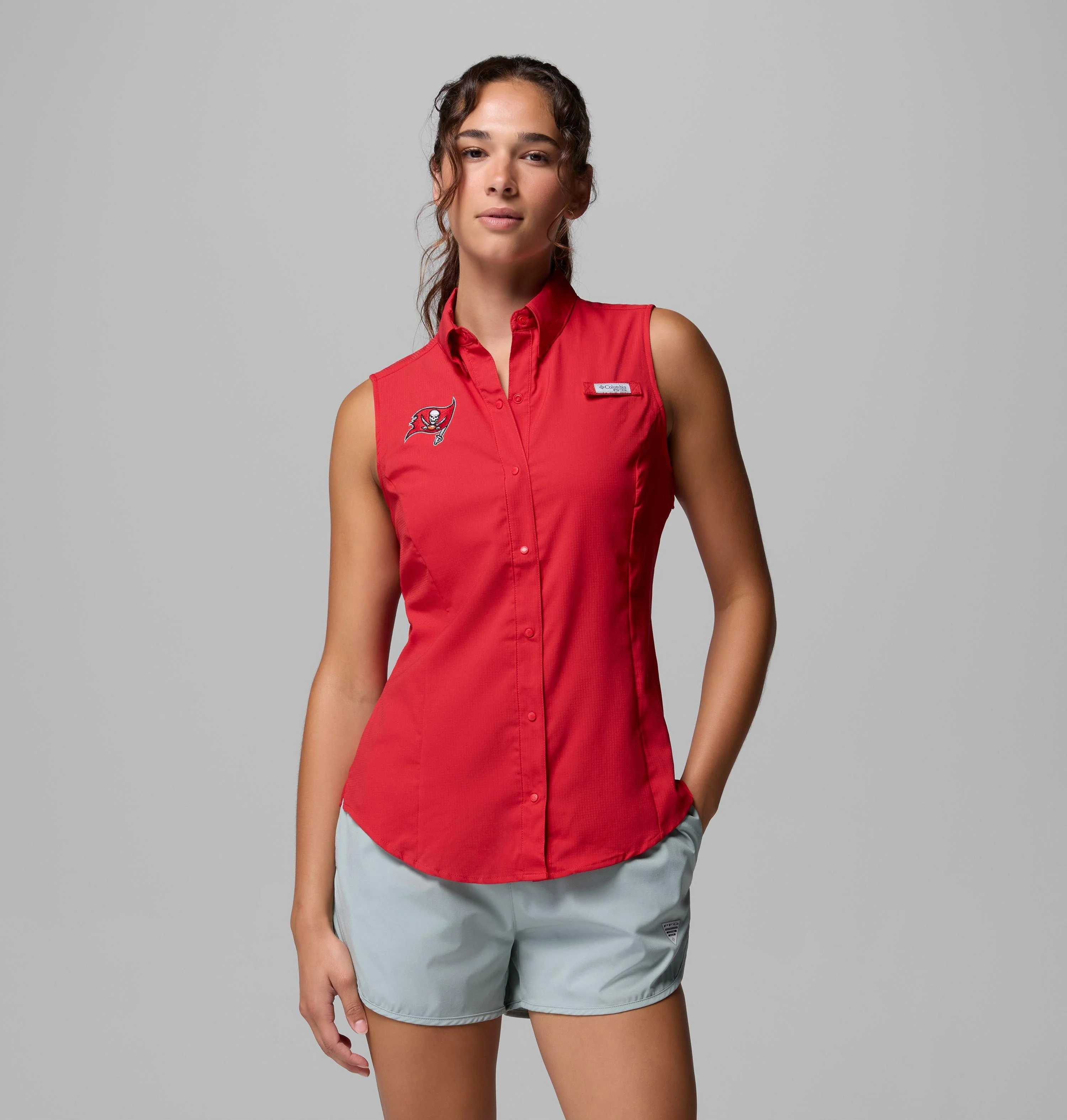 Women's PFG Tamiami Sleeveless Shirt - Tampa Bay Buccaneers - 1