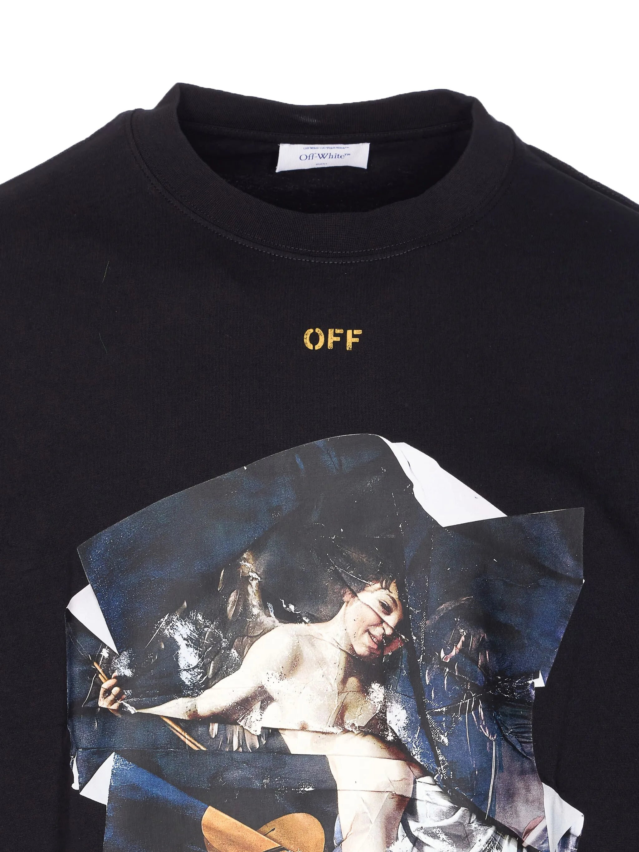 Off-white Cupid-print Crewneck T-shirt - 3