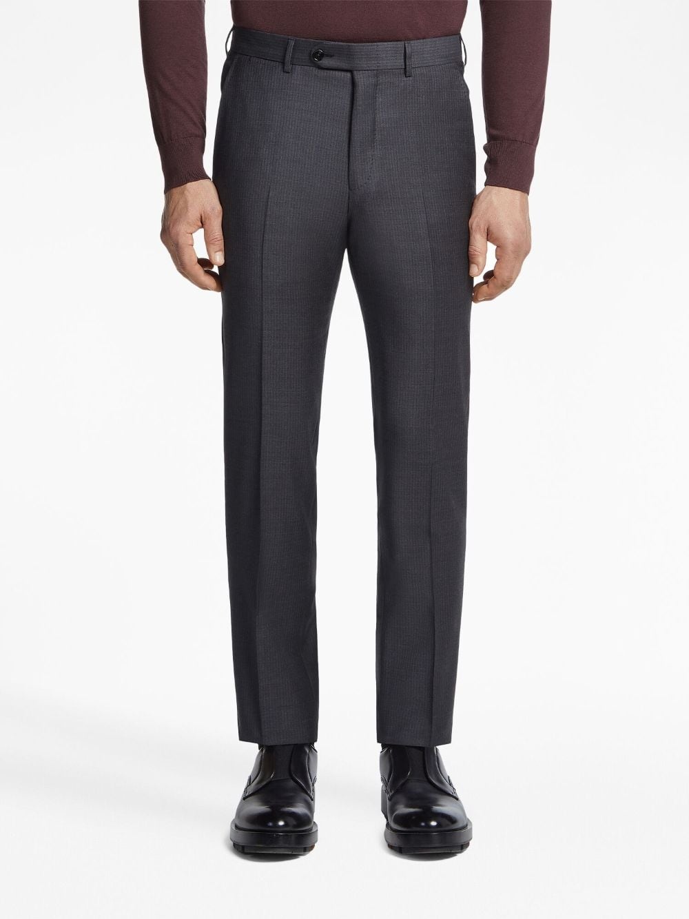 Trofeo single-breasted wool suit - 3