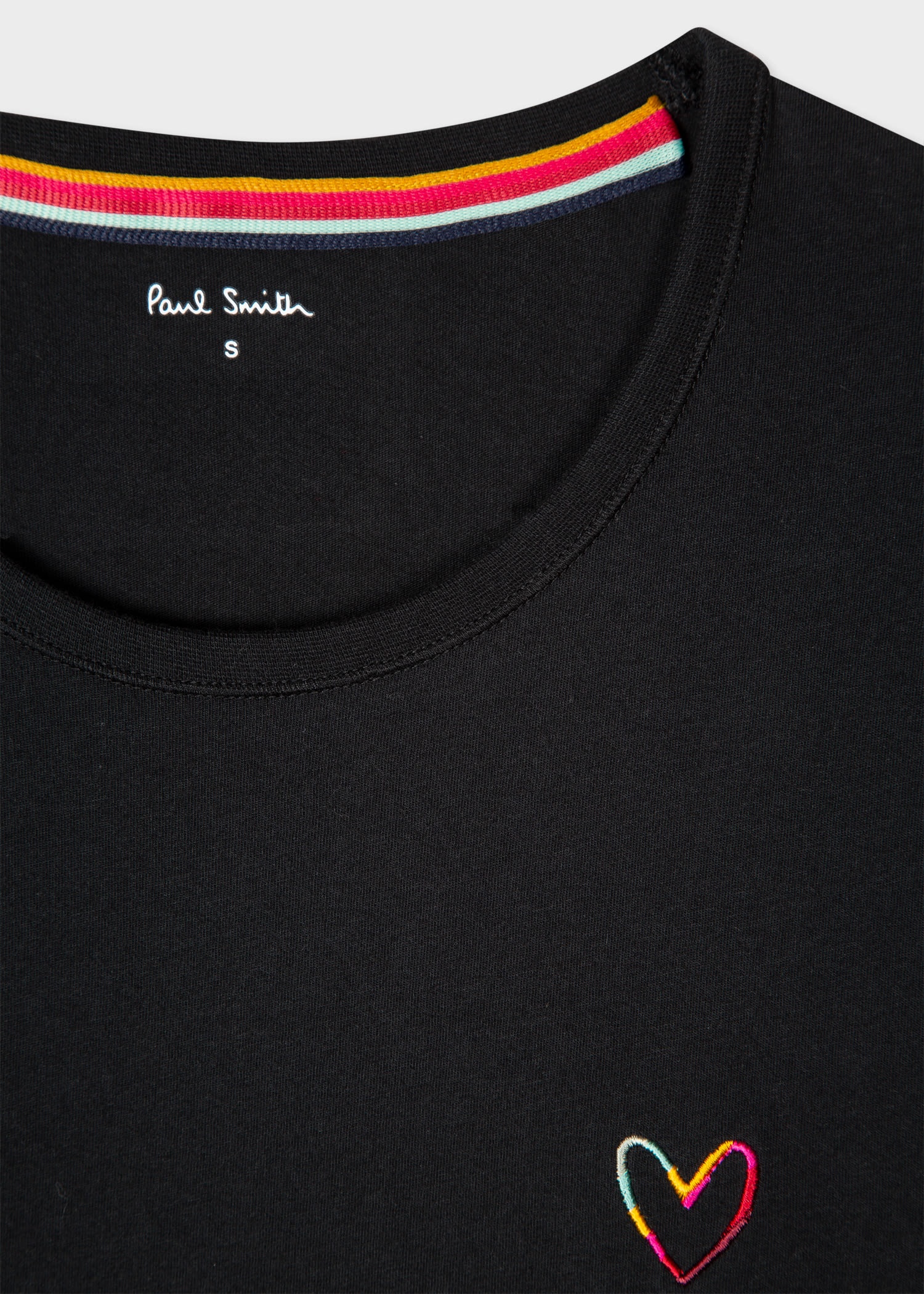 Lounge Embroidered 'Swirl' Heart T-Shirt - 2