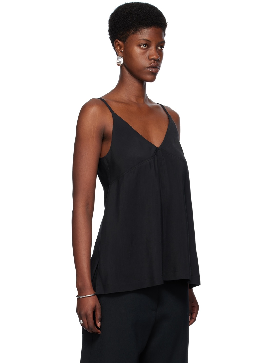 Navy V-Neck Camisole - 2
