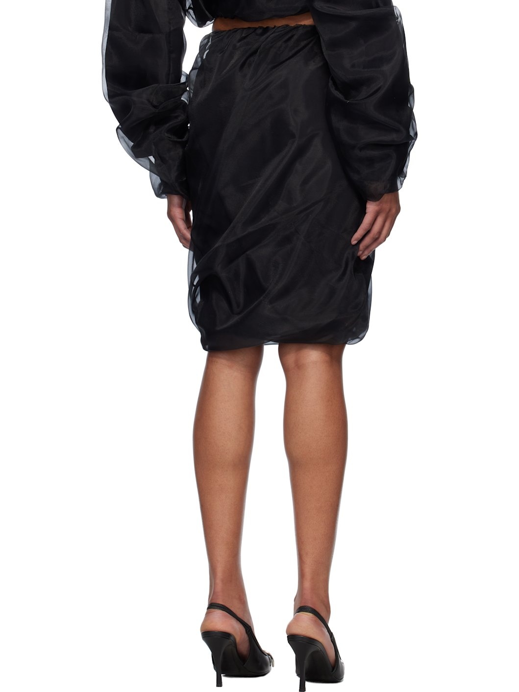 Black Layered Mini SKirt - 3