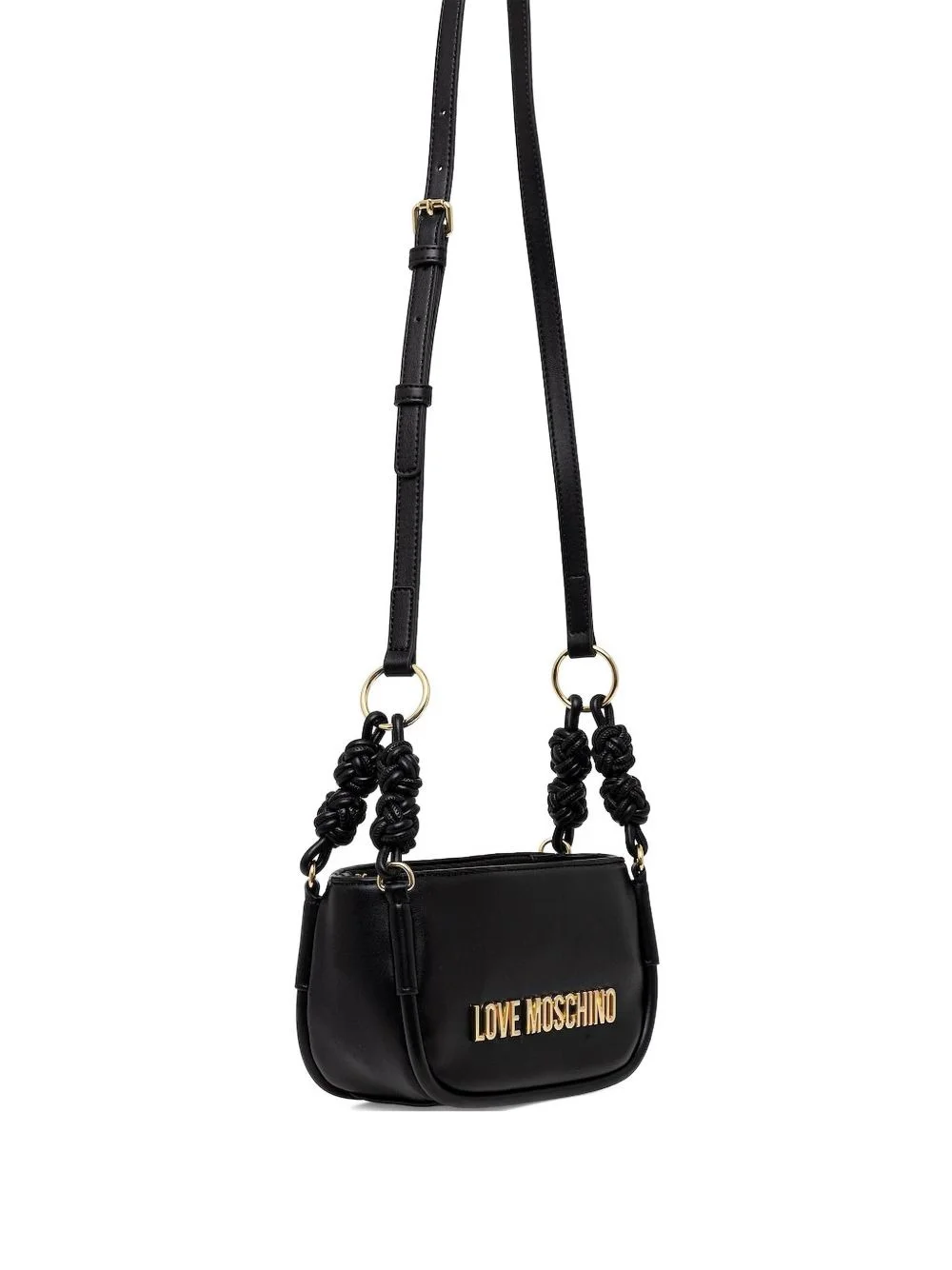knotted-detailing crossbody bag - 1