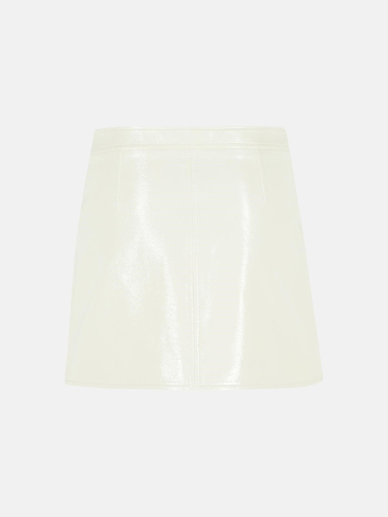 courrèges 'REEDITION' WHITE POLYESTER BLEND MINISKIRT outlook
