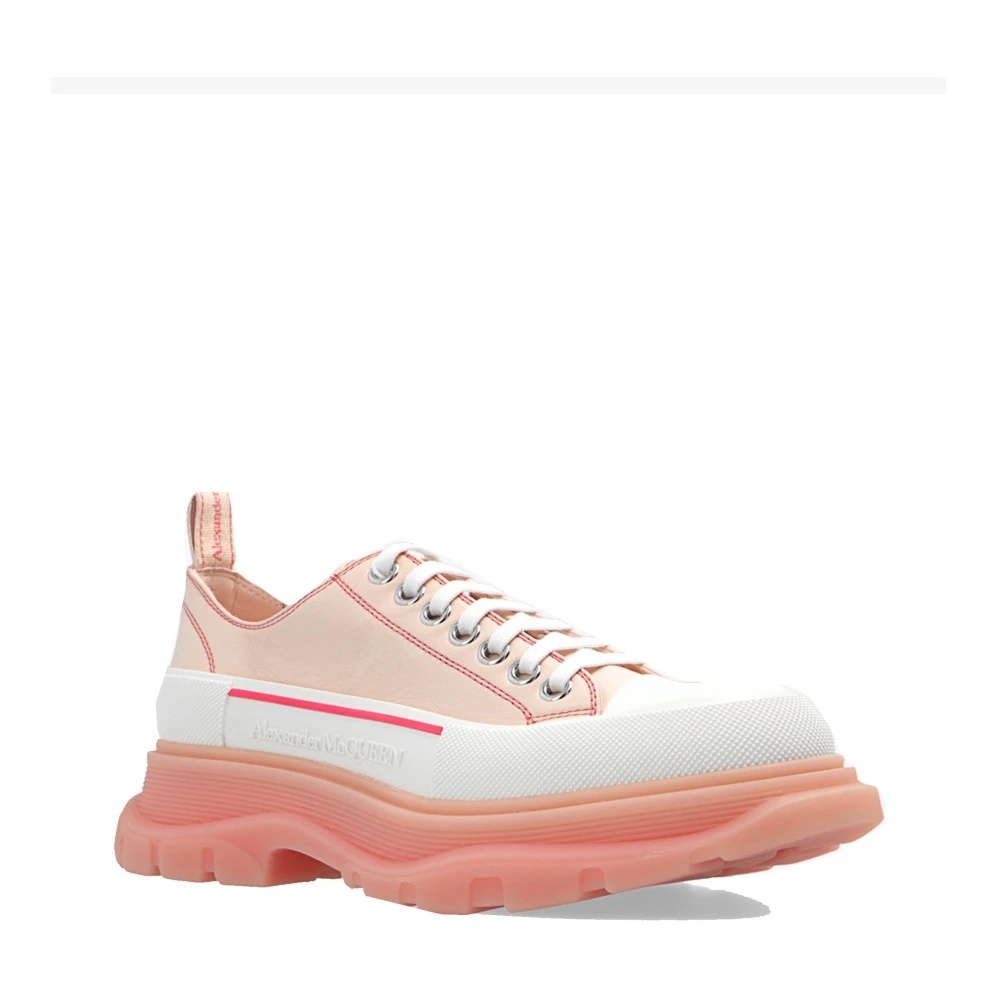 LEATHER SNEAKERS WITH RELIEF LOGO DETAIL - 2