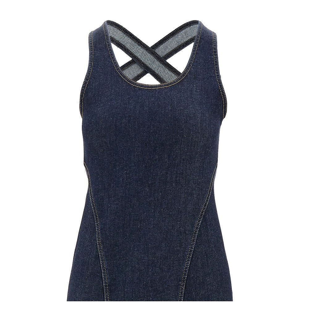 ワンピース ALAIA SCULPT DENIM SLEEVELESS DRESS 0400020328286?wid=600&hei=800&