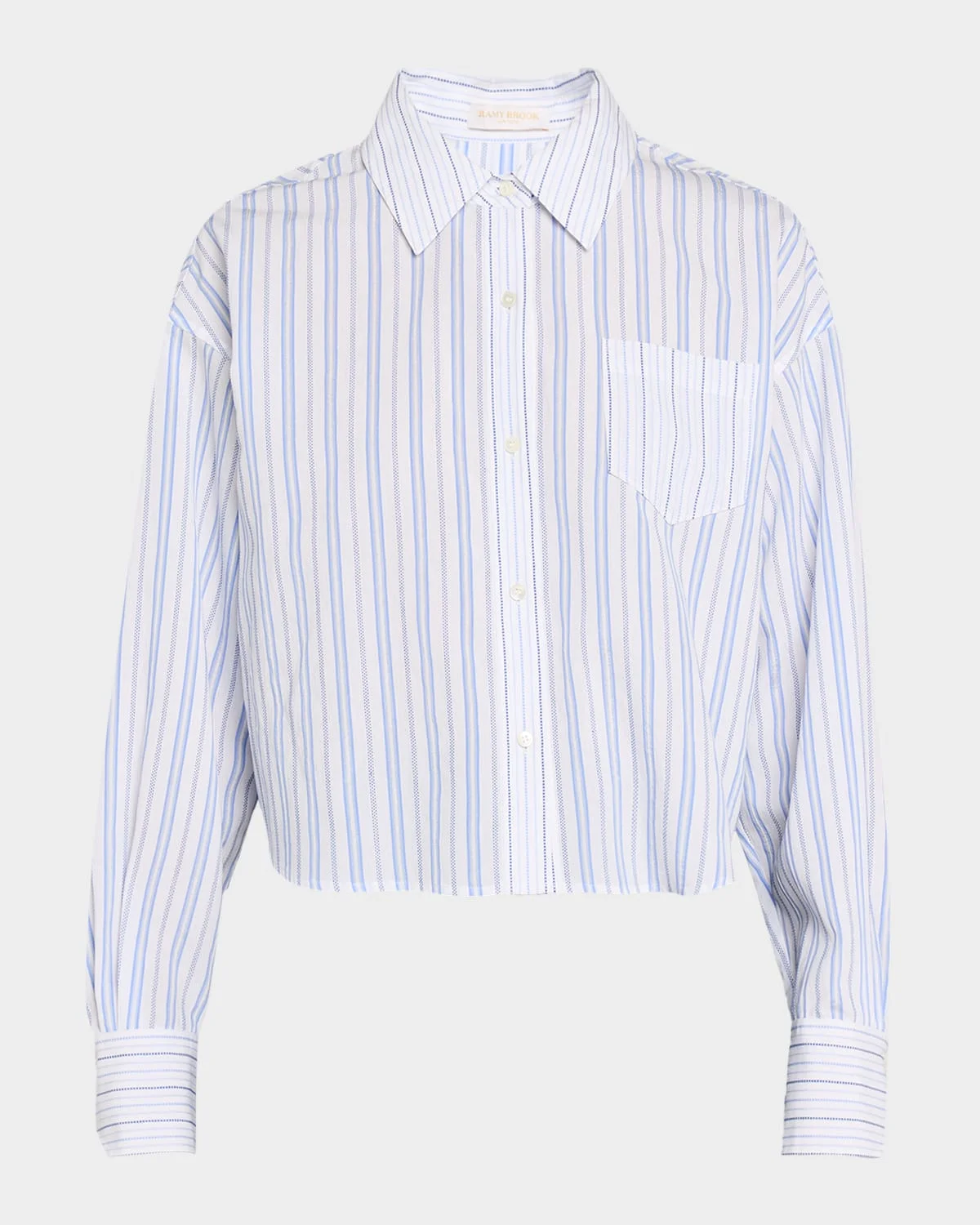 Marnie Striped Button-Front Shirt - 1