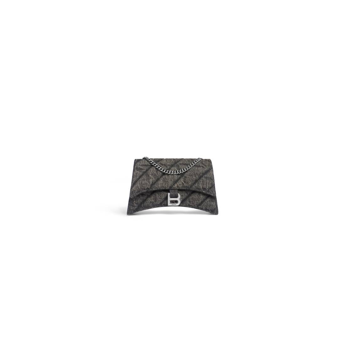 Women's Crush Xs Chain Bag Quilted in Black