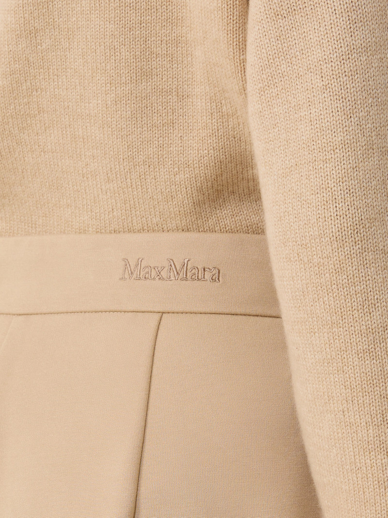 TAVERNA Compact jersey trousers - ALBINO 5