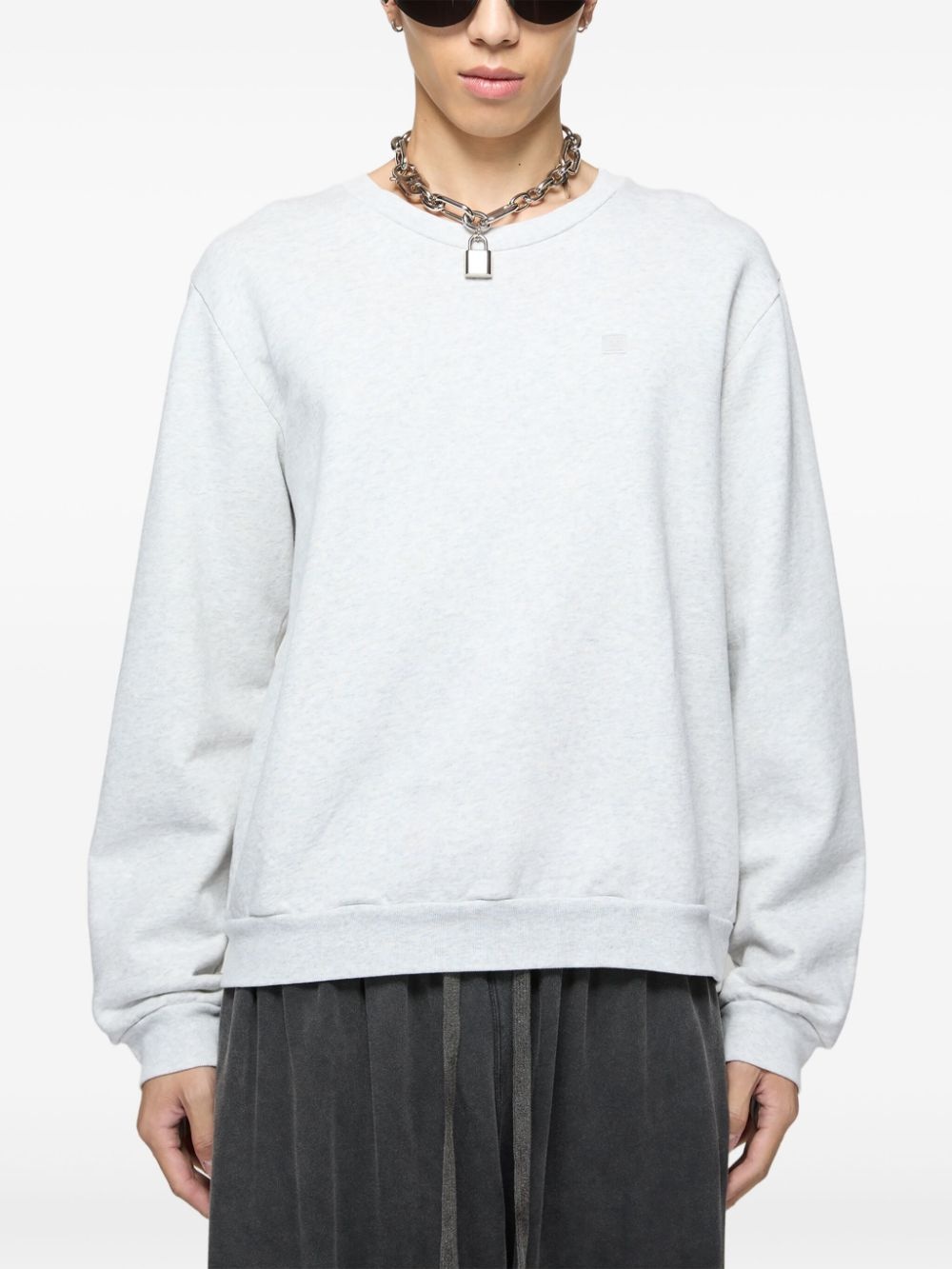 fleece crew-neck sweatshirt - 4