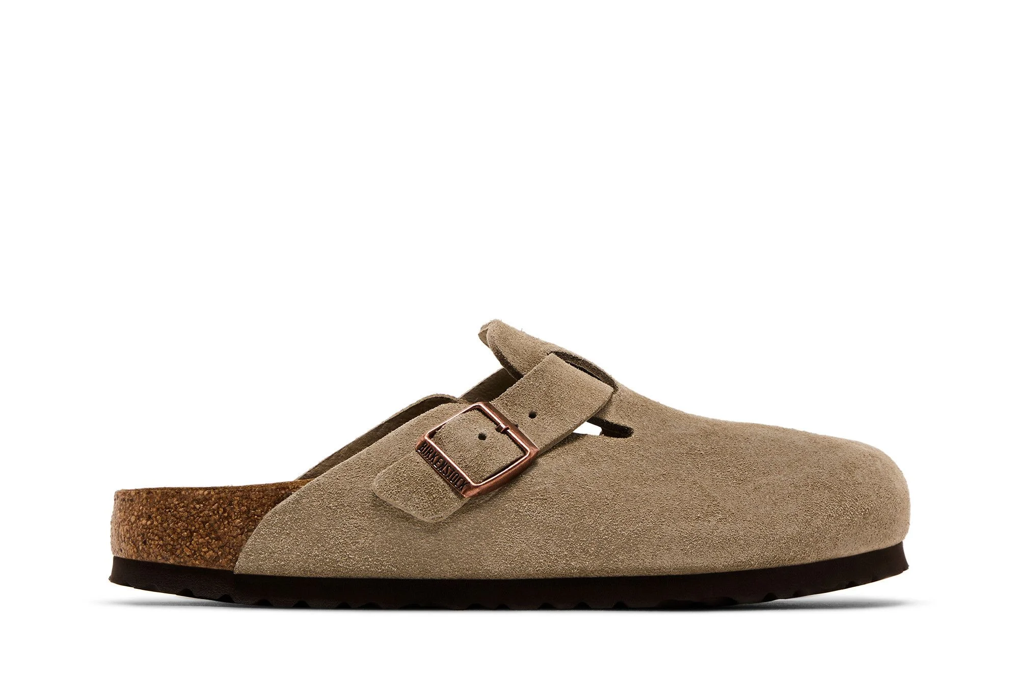 Boston Soft Footbed Suede Narrow Fit 'Taupe' - 1