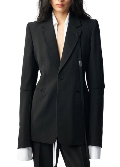 Ann Demeulemeester Sigrid fitted tailored jacket outlook