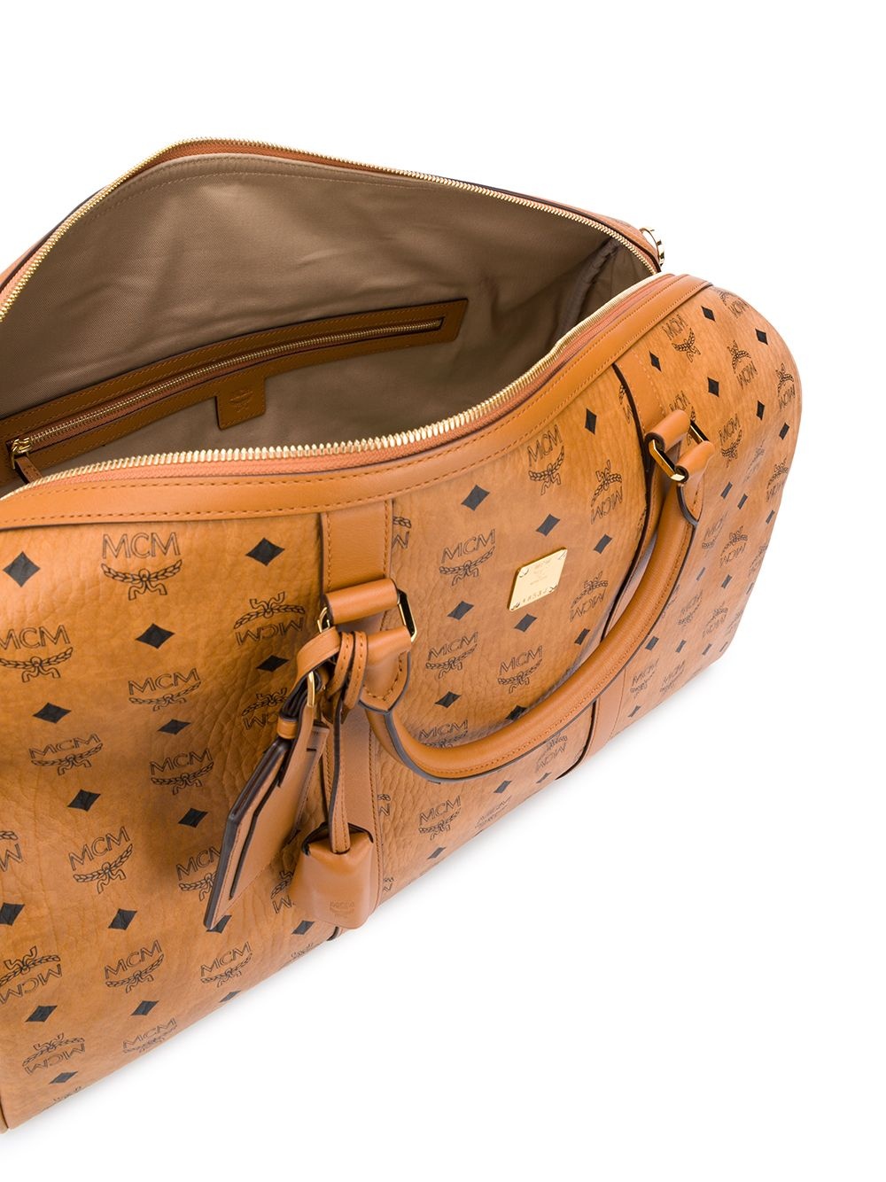 monogram print holdall - 5