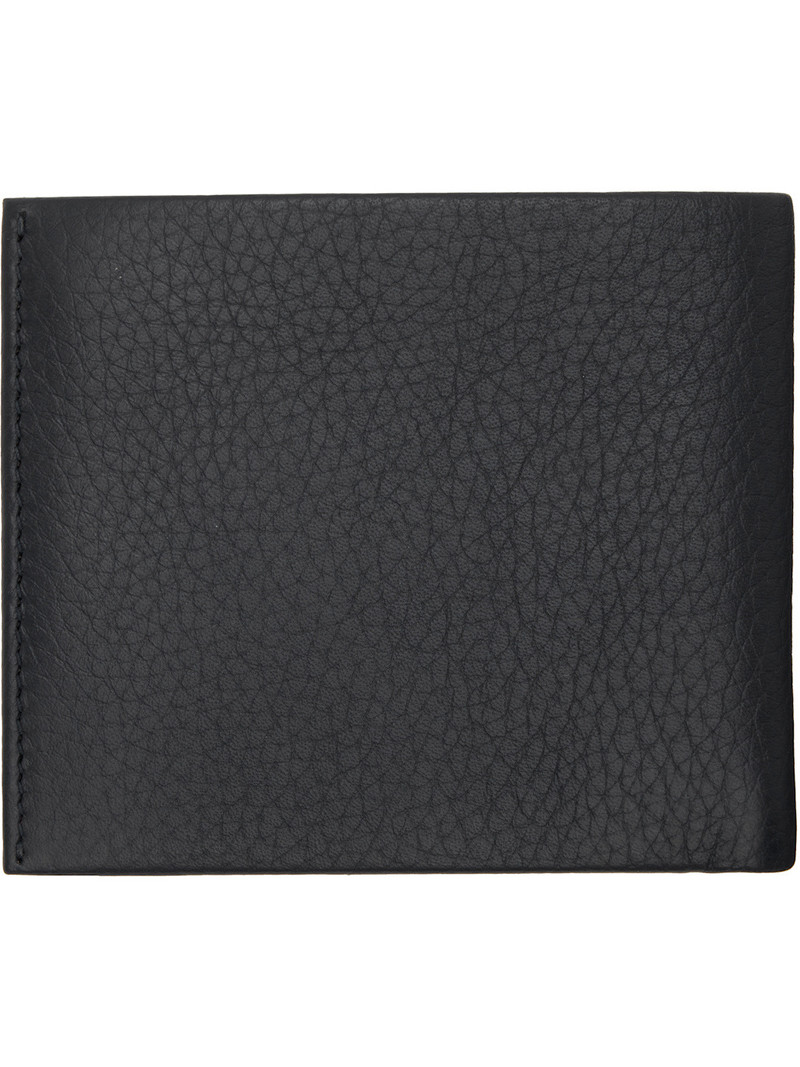 BOSS Navy Grained Leather Wallet outlook