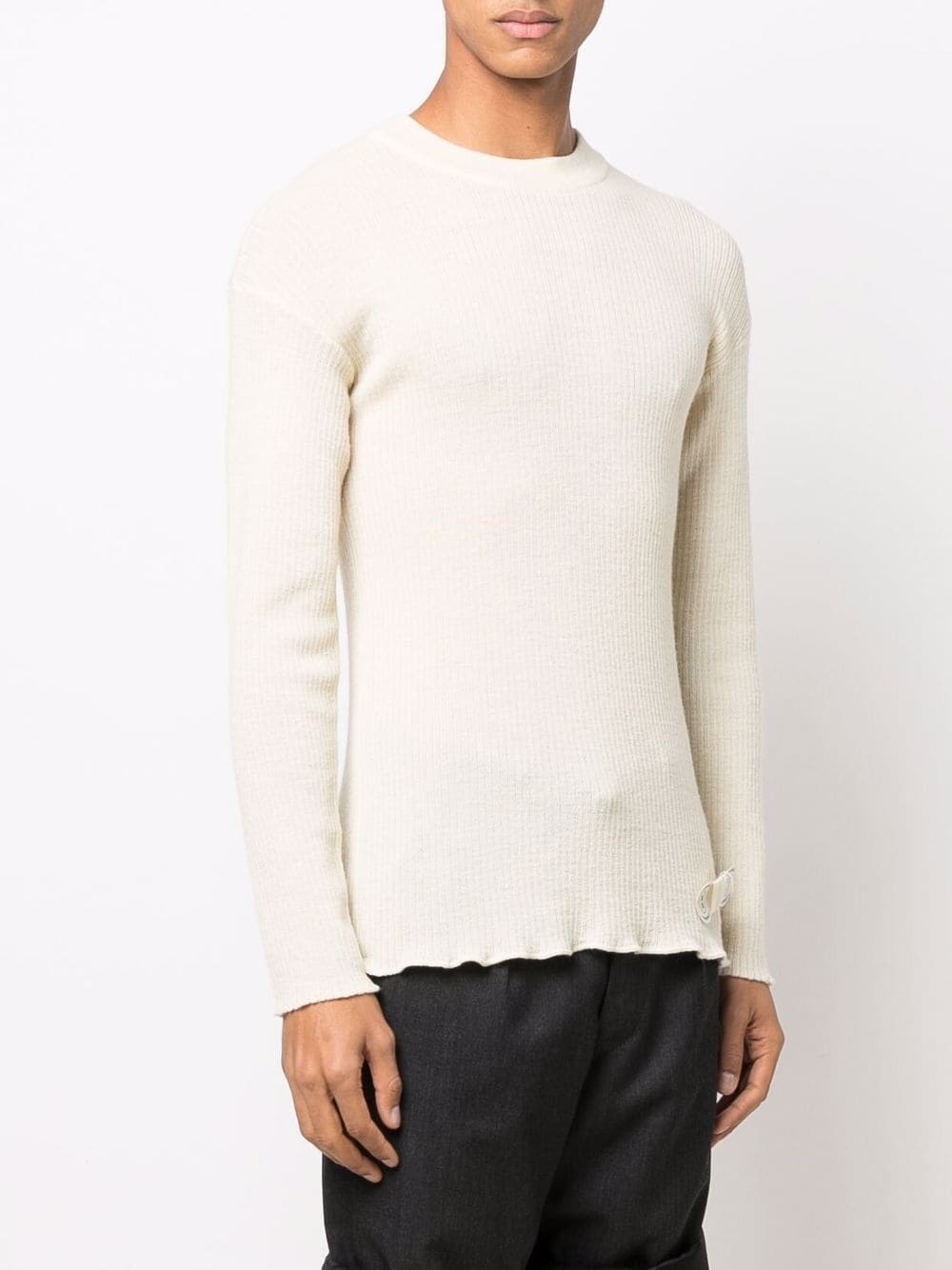 crew-neck knit jumper - 3