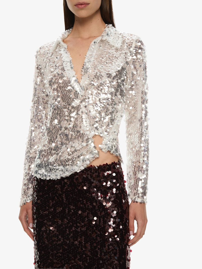 CHRISTOPHER ESBER Opaline Sequin Skirt outlook