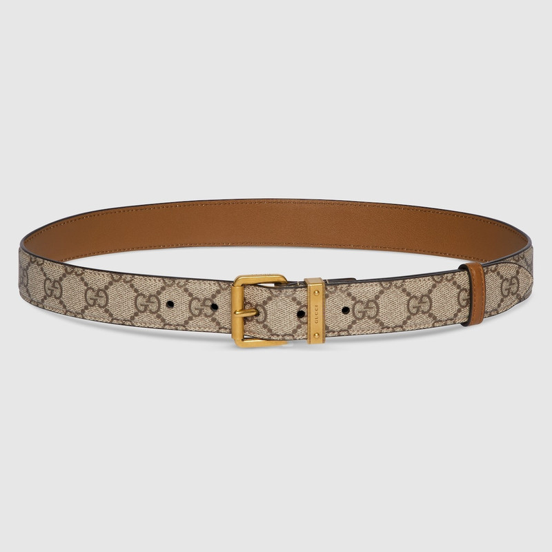 GG Emblem belt with square buckle 1