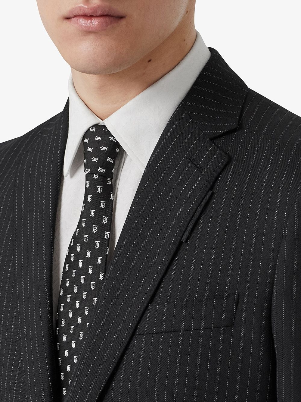 Classic Cut Monogram Motif Silk Jacquard Tie - 3