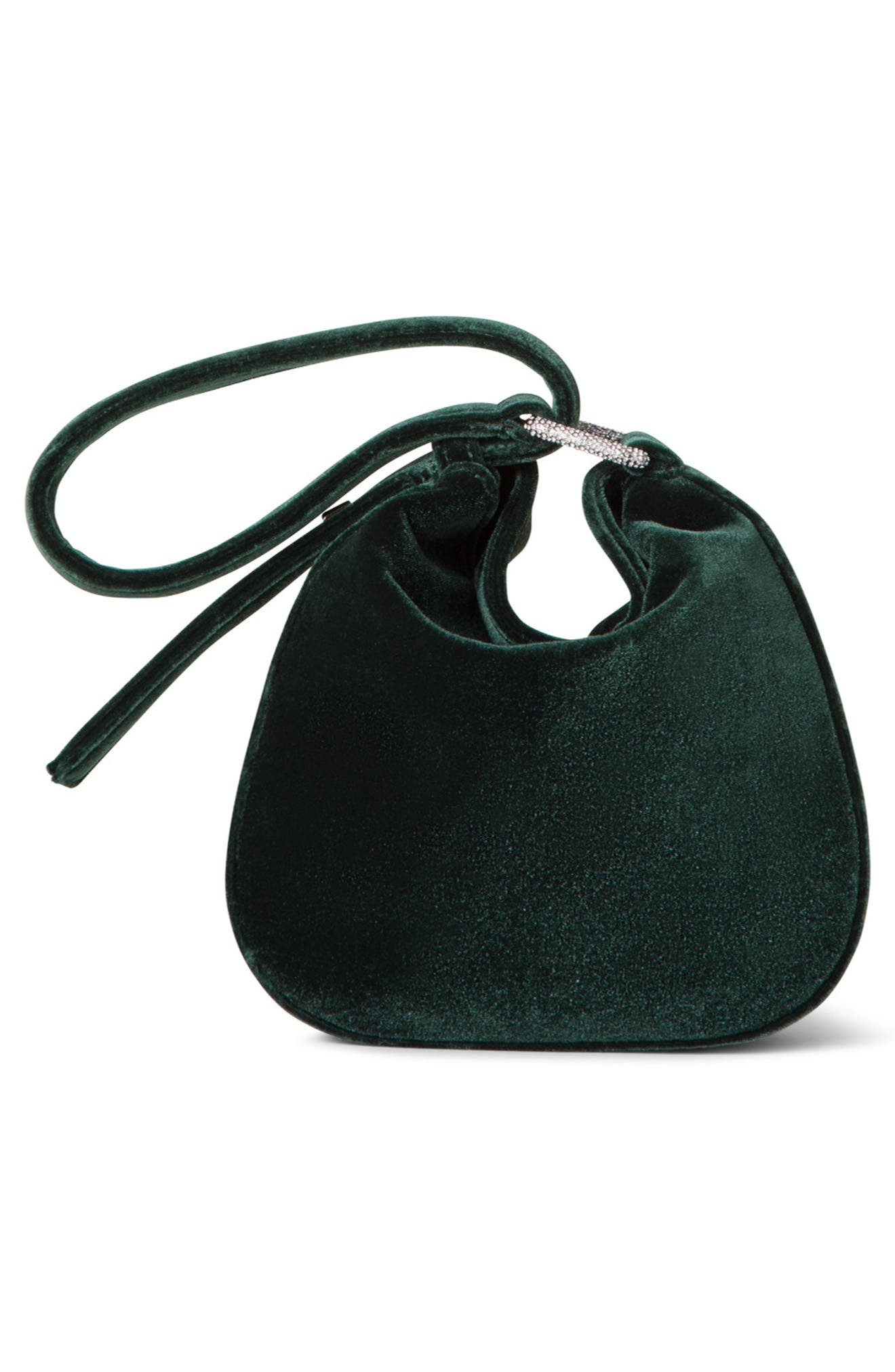Akris Mini Anna Velvet Hobo Bag in 505 Jade at Nordstrom - 2