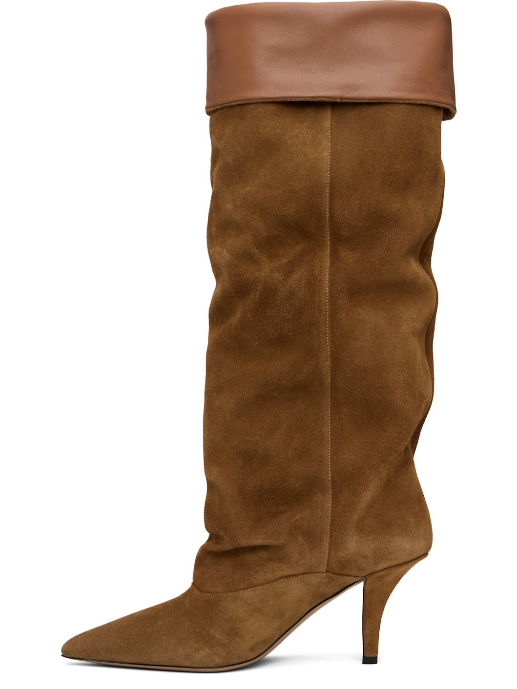 Tan Ines Reverse Midcalf 75 Tall Boots - 3