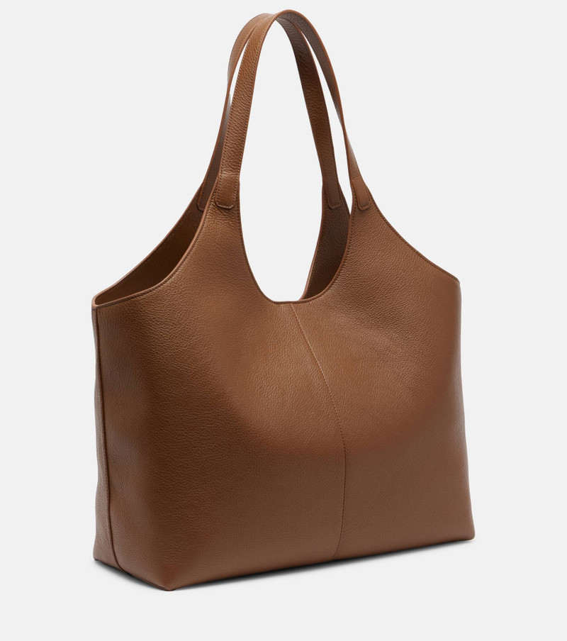Cabas Supple XL leather tote bag 4