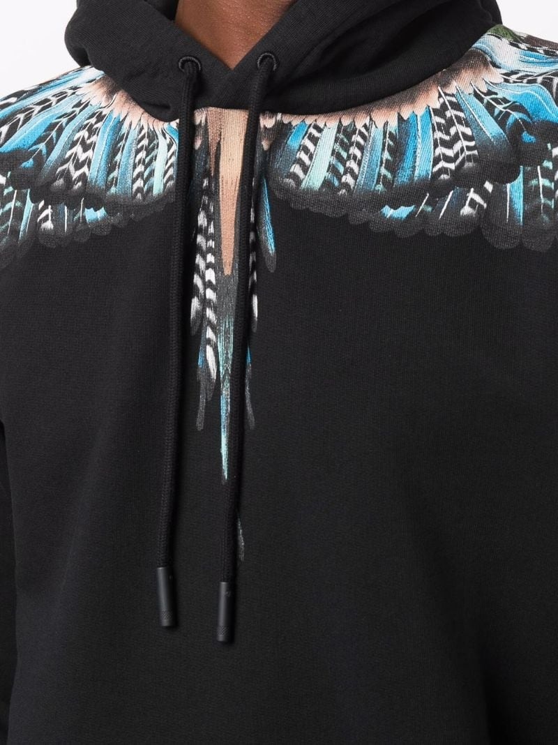 Grizzly Wings-print hoodie - 5