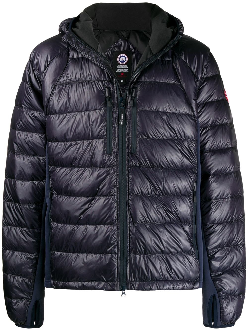 hooded puffer jacket - 1