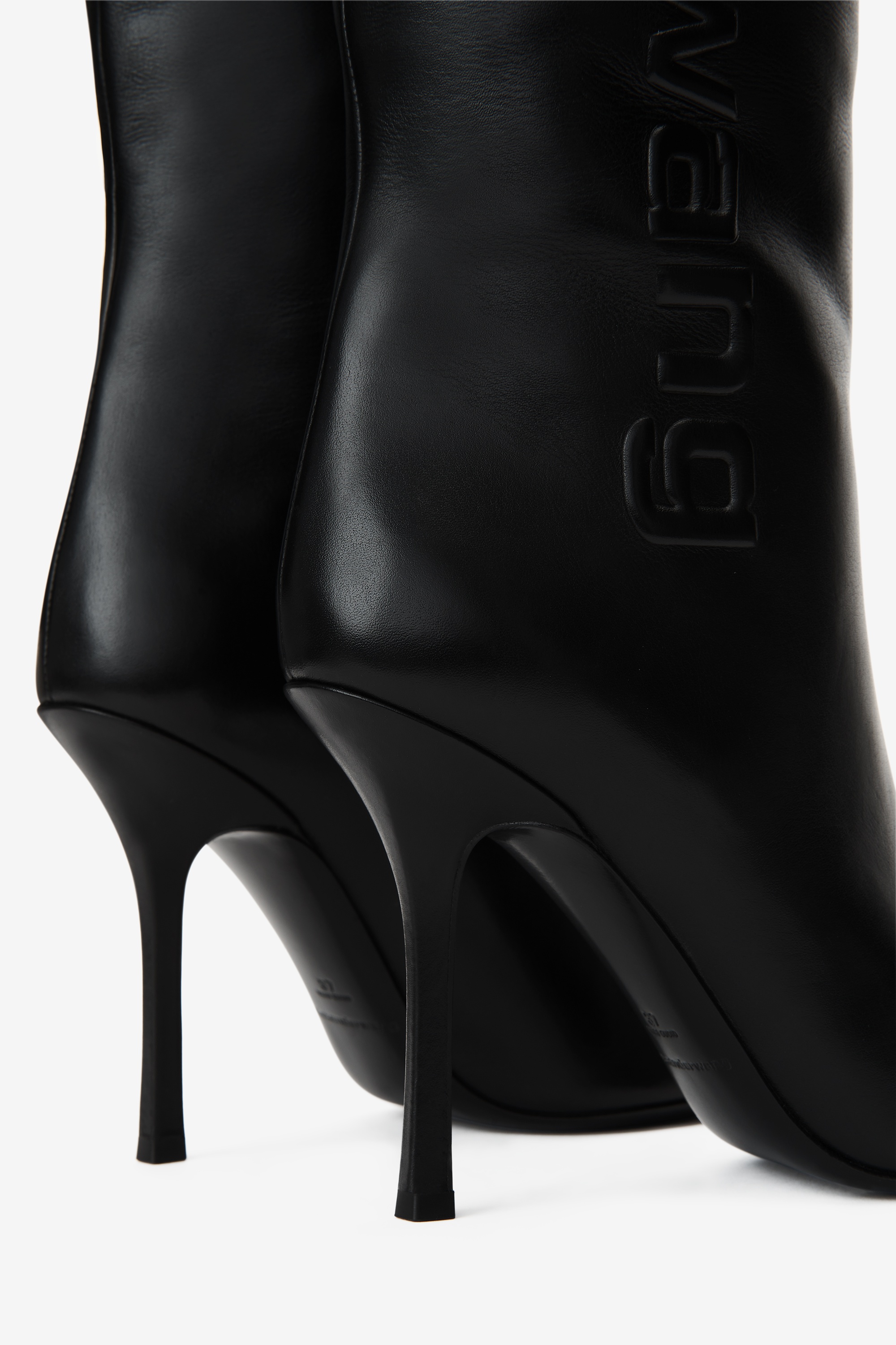 delphine tall boot in leather - 4