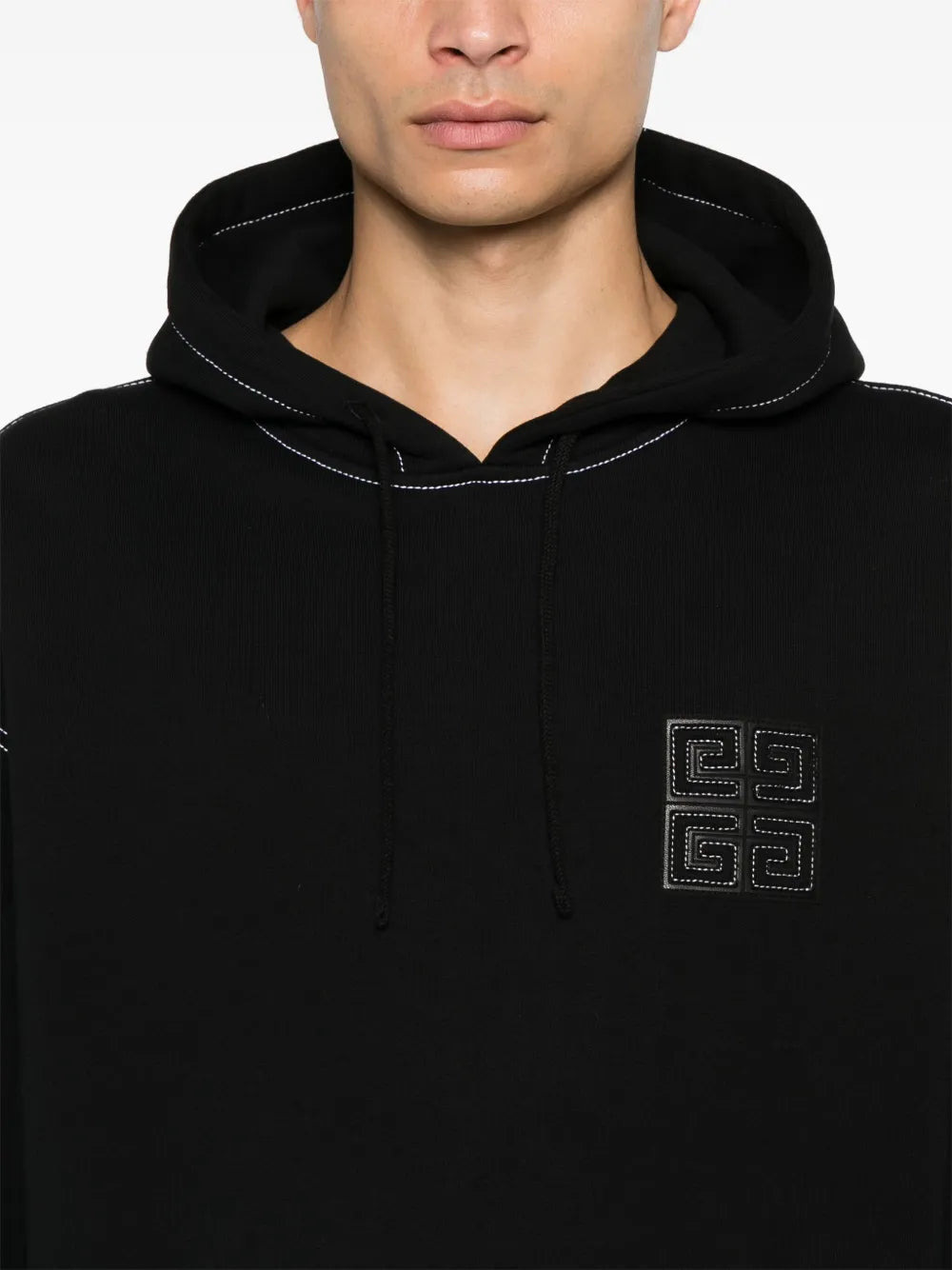 Sweat à capuche noir - 7