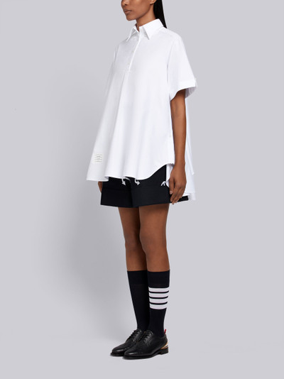 Thom Browne short-sleeve Oxford shirt dress outlook