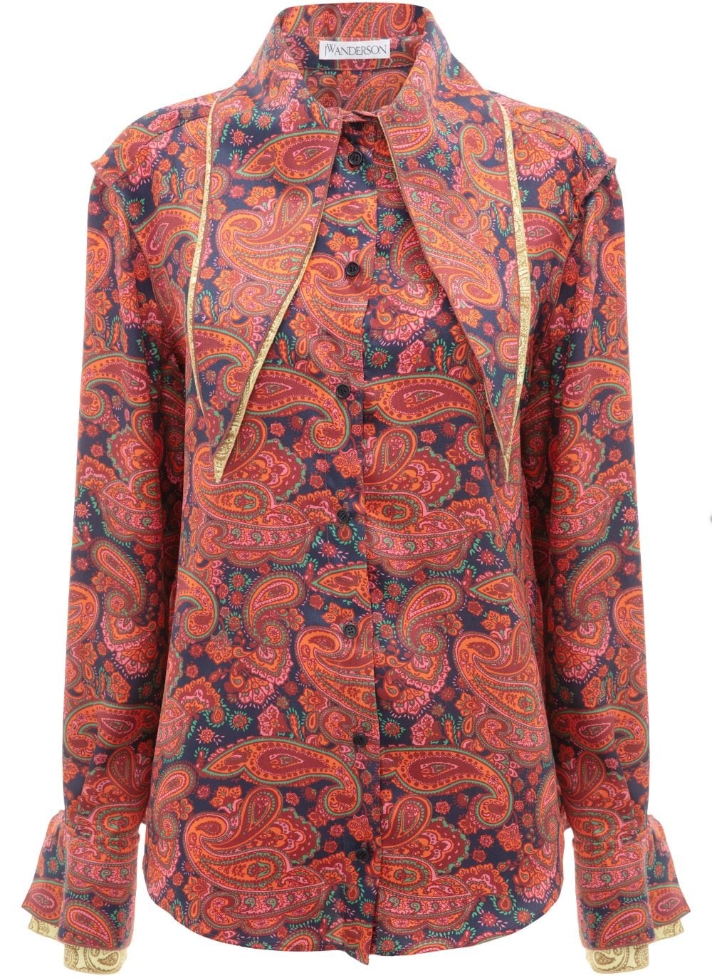 paisley-print blouse - 1