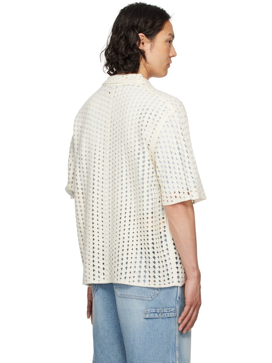 Off-White Pointelle Shirt - 3