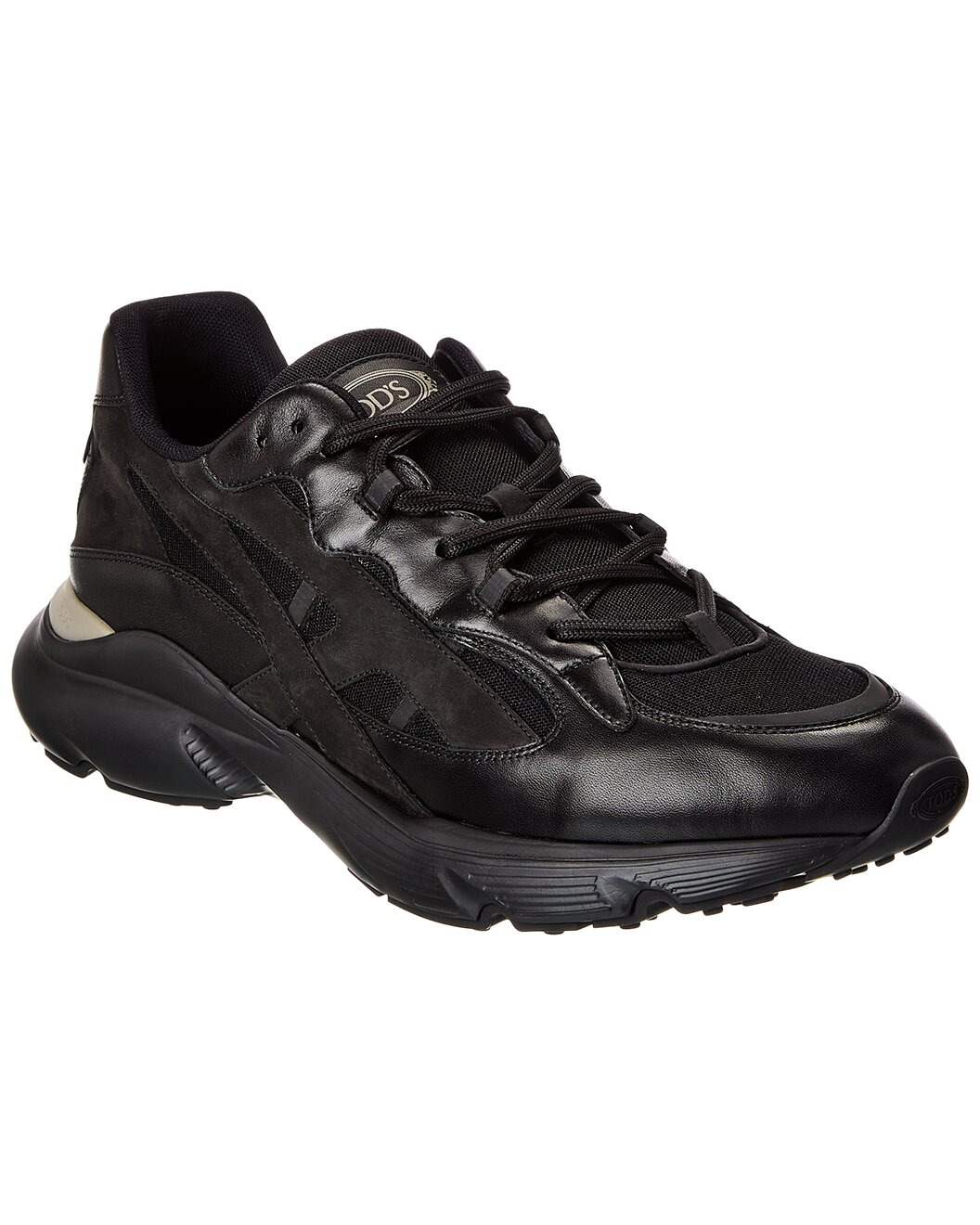 TOD’s Leather & Mesh Sneaker - 1