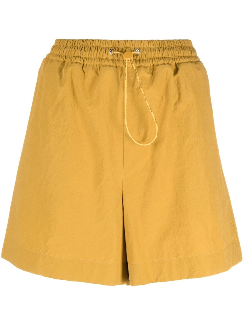 elasticated-waistband shorts 1