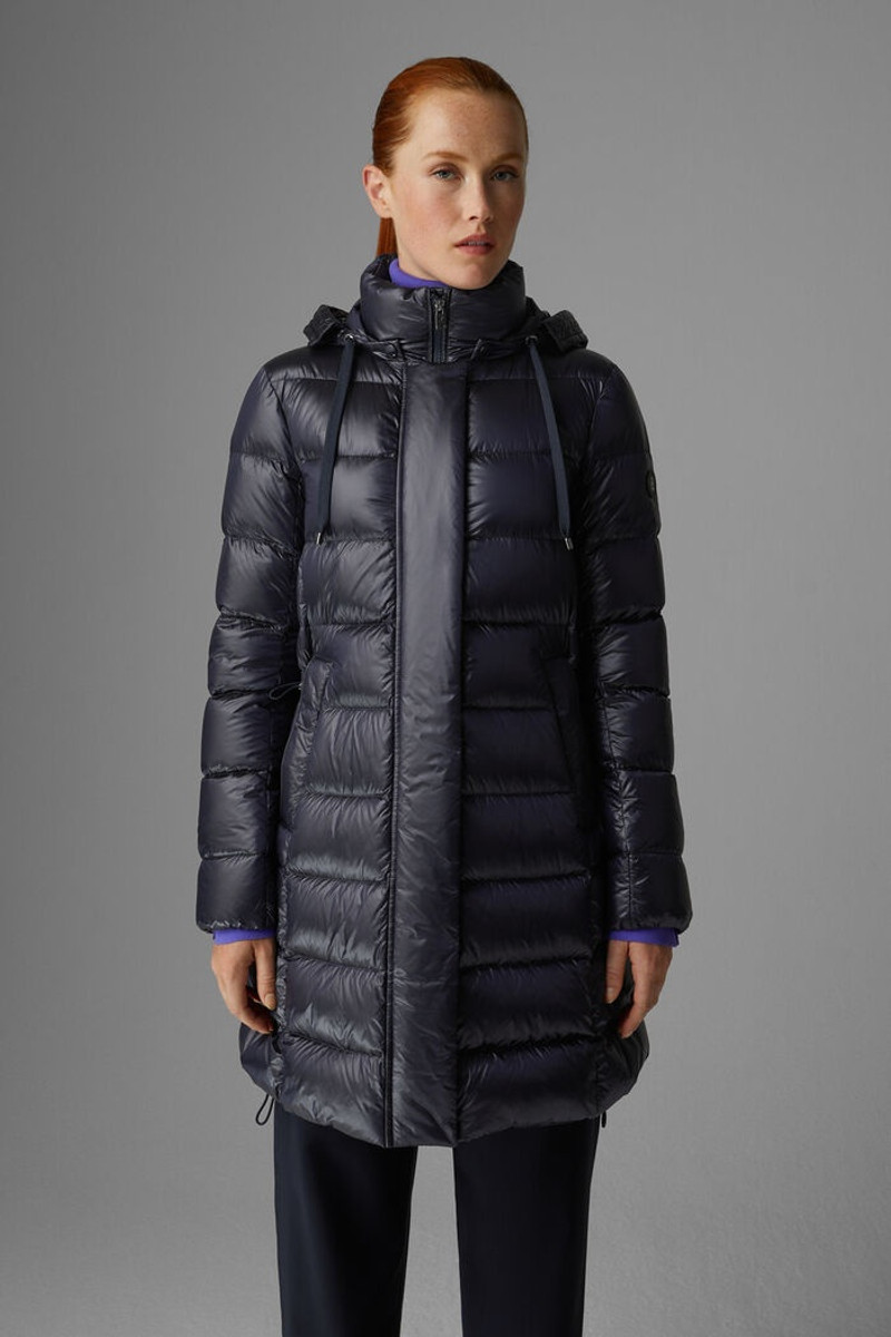 Lynn Down coat in Navy blue 2