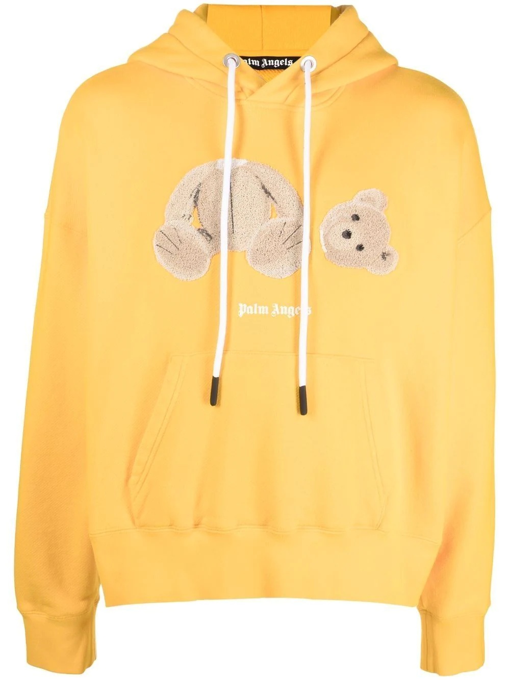 bear print hoodie - 1